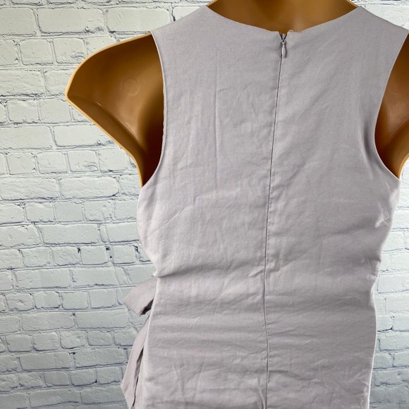 Sugar + Lips Sleeveless Belted Purple Mini Dress - Picture 8 of 10